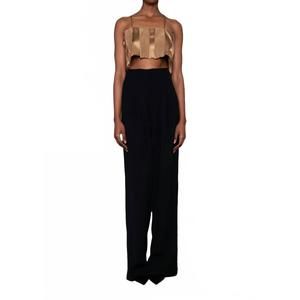 NEW NONCHALANT LABEL alina crop top in bronze